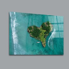 Makepeace Adası Manzara Cam Tablo PCT0123