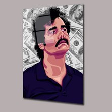 Glassual Art Pablo Emilio Gaviria Sinema ve Ünlüler Cam Tablo