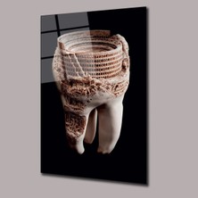 Glassual Art Diş Figürü Roma Arena Karışık Cam Tablo PCT0594