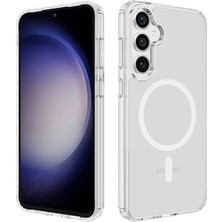 FitCase Samsung Galaxy A16 Kılıf Magsafe Özellikli Şeffaf Silikon Kapak