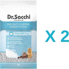 Dr. Sacchi Dr.sacchi Marsilya Sabunu Kokulu Bentonit Kedi Kumu 10 Lt x 2 Adet 20 Litre