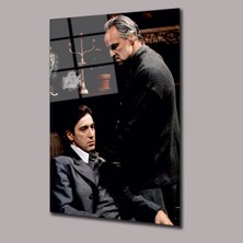 Michael Corleone-Vito Corleone Baba Sinema ve Ünlüler Cam Tablo PCT0897