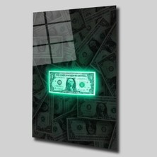 Dolar Figürlü Dolar Cam Tablo PCT0307