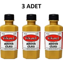 Vikaul Metal Parlatıcı / Maden Cilası, Kavil 100 gr Kavil 3 Adet