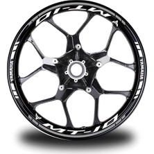 Kırmızı Yamaha R1M Takım Jant Sticker Etiket