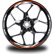Turuncu Yamaha Fz6 Jant Sticker Etiket