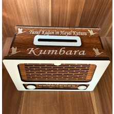 MYK Hediye ve Sanat Atölyesi Kişiye Özel Nostaljik Radyo Görünümlü Kumbara  Çocuklar Için Eğlenceli ve Anlamlı Hediye