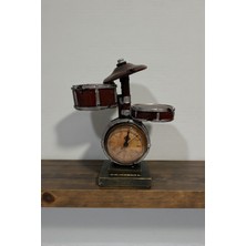 CaactuStore Dekoratif Bateri Tasarımlı Masa Saati