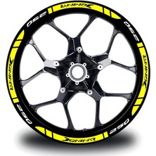 Bajaj Dominar 250 Dış Jant Şeridi Motosiklet Sticker Etiket Modeli