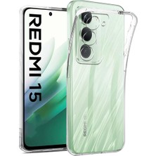 FitCase Xiaomi Redmi 15 Kılıf Silikon Şeffaf Kapak