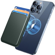 MMP Shop Iphone Magsafe Uyumlu Suni Deri Cüzdan Kartlık