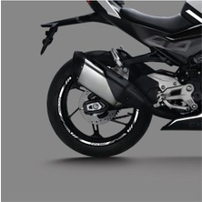 Cfmoto 450SR Sticker Jant Dışı Şerit Baskılı Beyaz