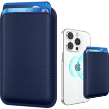 MMP Shop Iphone Magsafe Uyumlu Suni Deri Cüzdan Kartlık