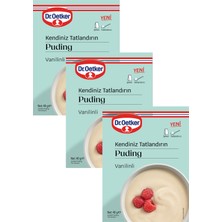 Dr. Oetker Dr.oetker Kendiniz Tatlandırın Şekersiz Puding Vanilinli 40 gr x 3 Adet