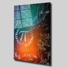 Glassual Art Matematik Ifadeleri Uzay ve Bilim Cam Tablo PCT0306