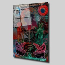 Glassual Art Antik Mısır Dönemi Karışık Cam Tablo PCT0362