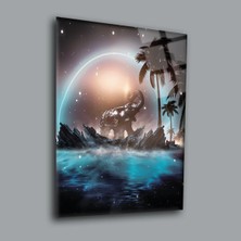 Glassual Art Fil ve Yaşam Manzara Cam Tablo PCT0023