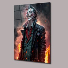Alevli Joker Sinema ve Ünlüler Cam Tablo PCT0854