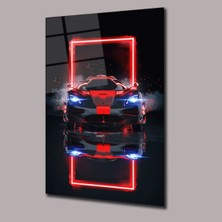 Glassual Art Koenigsegg Agera Araba Cam Tablo PCT0827