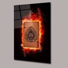 Glassual Art Alevli As Dolar Cam Tablo PCT0710