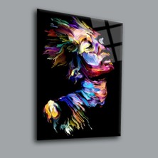 Gökkuşağı Renkli 2 Kadın Cam Tablo PCT0032