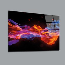 Glassual Art Çeşitli Renkli Renk Cümbüşü Cam Tablo PCT0182