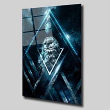 Glassual Art Baykuş Hayvanlar Alemi Cam Tablo PCT0353