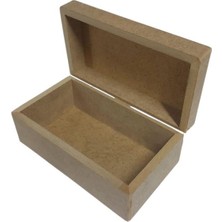 E Hobici Ahşap Dikdörtgen Kutu 13X7,5CM