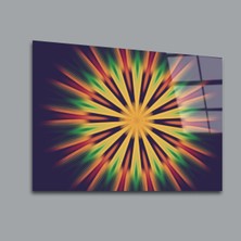 Glassual Art Karışık Renkli Renk Cümbüşü Cam Tablo PCT0126