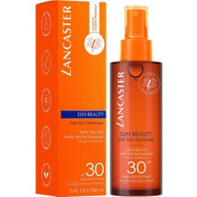 Lancaster Sun Beauty - Spf 30 Korumalı Bronzlaşmayı Hızlandıran Vücut Için Ipeksi Kuru Yağ Spreyi 150 ml