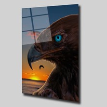 Glassual Art Kartal Hayvanlar Alemi Cam Tablo PCT0283