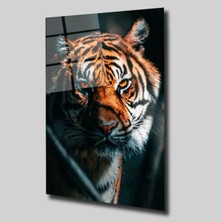 Glassual Art Kaplan 2 Hayvanlar Alemi Cam Tablo PCT0325