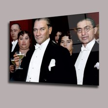 Glassual Art Atatürk 35 Atatürk ve Türkiye Cam Tablo PCT0535