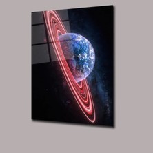 Glassual Art Gezegen ve Uzay Uzay ve Bilim Cam Tablo PCT0649