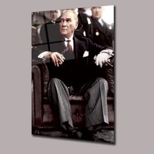 Glassual Art Atatürk 22 Atatürk ve Türkiye Cam Tablo PCT0518