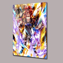 Glassual Art Saiyan Anime Cam Tablo PCT0439