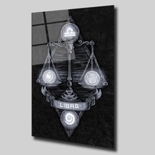 Terazi Burçlar Cam Tablo PCT0272