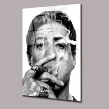 Sylvester Stallone Sinema ve Ünlüler Cam Tablo PCT0915