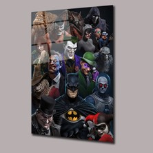 Glassual Art Süper Kahramanlar Sinema ve Ünlüler Cam Tablo PCT0871