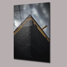 Glassual Art Alttan Kabe Görünüşü Din ve Inanç Cam Tablo PCT0839
