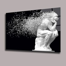 Glassual Art Modern Davud Heykeli Sinema ve Ünlüler Cam Tablo PCT0936