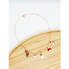 Merse Atelier Charm Yeni Yıl Kolye Beyaz