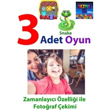 Pazarcan Hd Karikatür Tripodlu Çocuk Fotoğraf Makinası 1080P Video Kaydedici 2.0 Inç