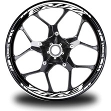 Koyu Sarı Yamaha R6 Takım Jant Sticker Etiket