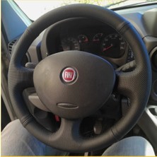 Gürler Oto Kılıf ve Aksesuar Fiat Doblo 2005-2010 Eski Kasa Araca Özel Dikmeli Direksiyon Kılıfı Noktalı Soft