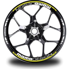 Neon Sarı Momodesing Takım Jant Sticker Etiket