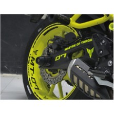 Yamaha Mt-07 Siyah Jant Şerit Stıcker Modeli