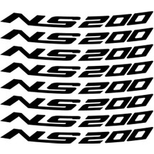 Bajaj Pulsar NS200 Jant Içi Sticker Etiket Modeli