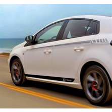 Fiat Bravo Yan Kapı Şerit Sticker Etiket Modeli