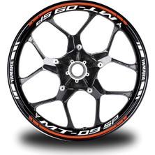 Sarı Honda Rrr Takım Jant Sticker Etiket